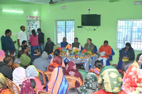 Interaction with citizens at Barunagadia GP in Balasore District
