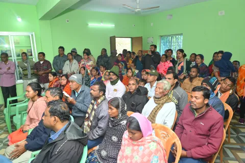 Interaction with citizens at GP Office, Barunagadia GP, Balasore District