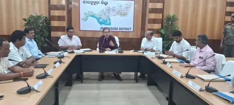 Meeting at the Collectorate, Jharsuguda