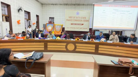 Meeting at the Collectorate, Keonjhar