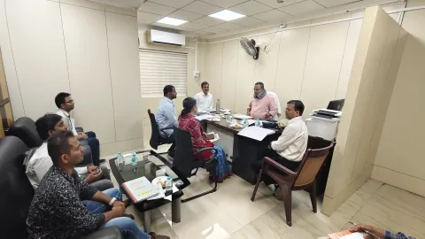 Meeting with Chandapur GP