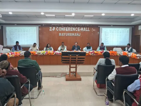 Meeting with Collector & District Magistrate, Mayurbhanj