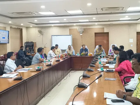 Meetng at SIRD, Bhubaneswar 